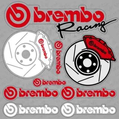 Pinza de freno Brembo Racing pegatina 3D calcomanía logotipo rayas decoración regalo Foto 1 de 3