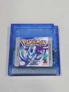 Pokemon: Crystal Version (Nintendo Game Boy Color)Tested Working Good Repop - Picture 1 of 3