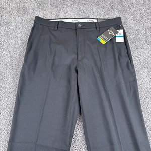 NEW Callaway Golf Pants Mens 36x38 Black Performance Stretch Chino UPF 50 - Picture 1 of 9