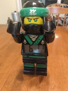 Lego Ninjago Masters of Spinjitzu Lloyd Reloj Despertador Verde/Negro Incluye 2AAA - Imagen 1 de 19