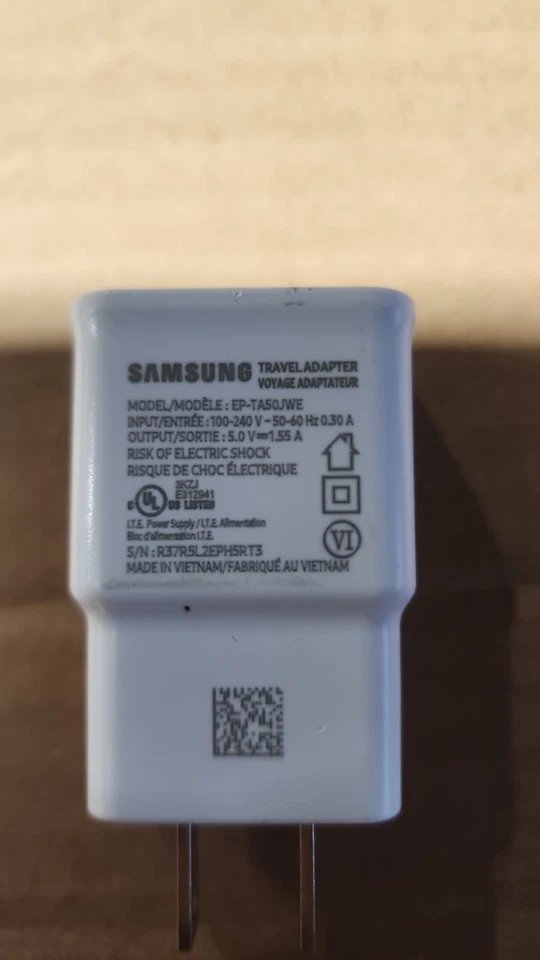 SAMSUNG CHARGER ADAPTER EP-TA50JWE (BULK) - Image 1 of 1