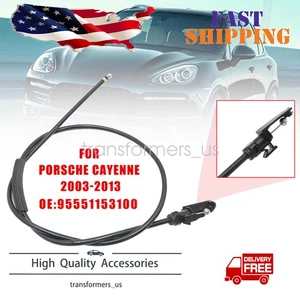 Fits 2003-2013 Porsche Cayenne New Hood Release Cable 95551153100 - Picture 1 of 12