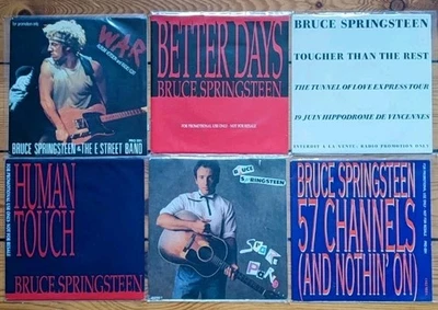 BRUCE SPRINGSTEEN Lot of 6 vinyl 7" Promo NM Unplayed - Photo 1/4