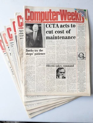 VTG Tech Computer Weekly - CCTA - Set of 6 - 1986 - Image 1 of 4