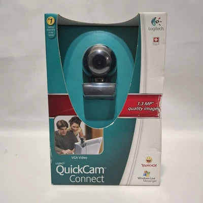 Logitech Quickcam  1.3MP USB 2.0 Web Cam for Windows - Image 1 of 4