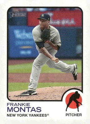 2022 Topps Heritage #509 Frankie Montas - Image 1 of 2