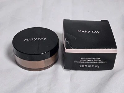 NEW in Box MARY KAY Silky Setting Powder Foundation 174902 Deep Bronze - Image 1 of 4