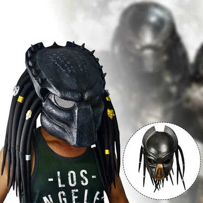 Maske Maske Alien Latex Cosplay Ausgefallene Helm Kostüm vs. Predator Karneval~ - Bild 1 von 4