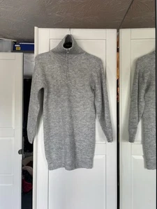 Girls Age 9 Years Grey Jumper Dress From Matalan - Picture 1 of 9