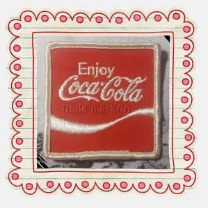 Vintage 70er 80er Original Enjoy Coca-Cola Coke 2,5" Patch  - Bild 1 von 5