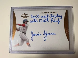 Javier Guerra- Leaf Trinity 2015 Auto - Picture 1 of 1