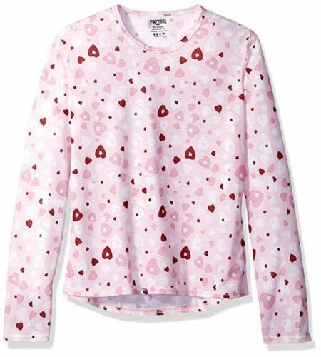 Hot Chillys Youth Pepper Skins Print Crewneck, Heart Dance Foto 1 de 2