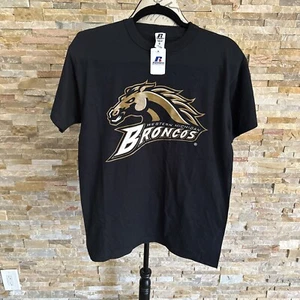 Western Michigan University Broncos Short Sleeve T-Shirt Black adult unisex S - Picture 1 of 2