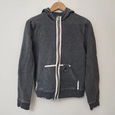 JONES NEW YORK Women's Gray Hoodie Full Zip Hooded Sweatshirt Size L - Image 1 of 4