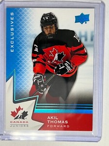 2020-21 Team Canada  - Blue Exclusives #34 - Hlinka - Akil Thomas (Multiple)