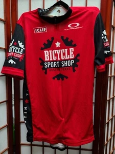 VOLER Cycling Racing Jersey Red 3/4 Zip Bicycle Sport Shop Austin Texas LARGE - Picture 1 of 9