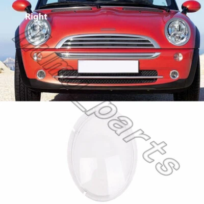 Carcasa de lente transparente para faro derecho + pegamento para Mini Cooper R50 R52 R53 2002-06 Foto 1 de 4