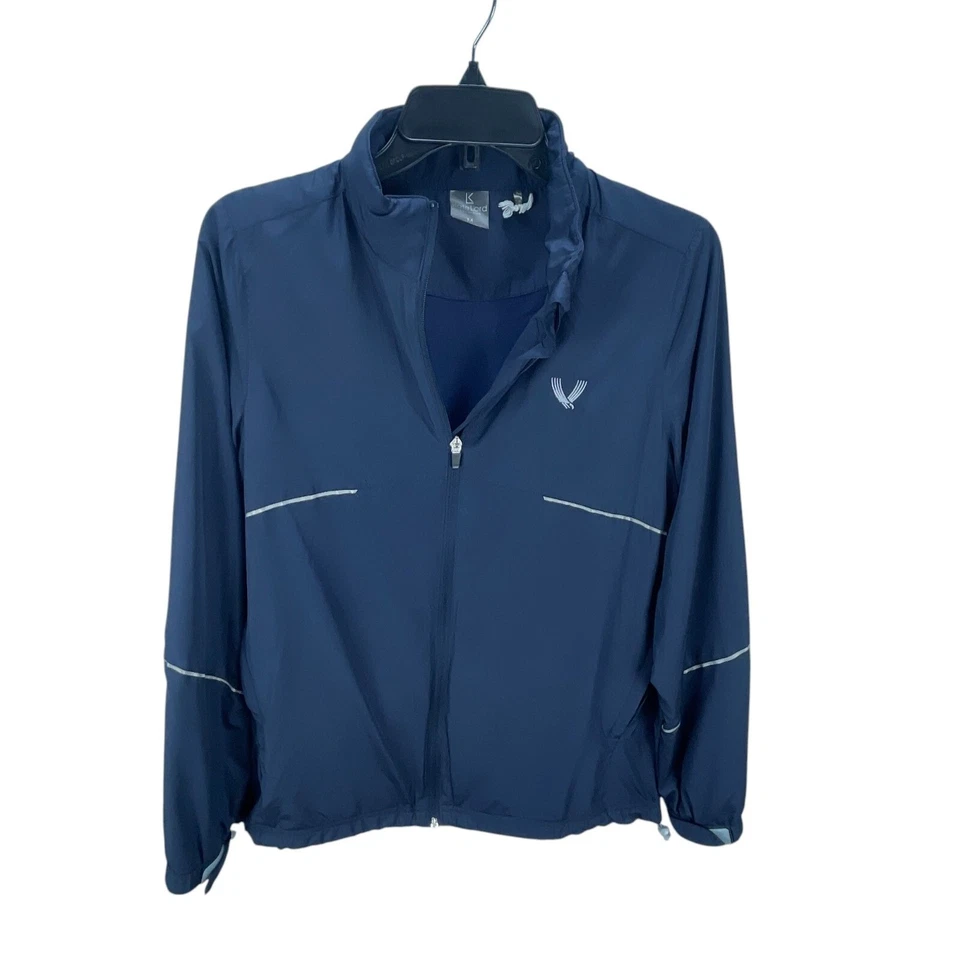 Куртка беговая Kate Lord темно-синяя легкая на молнии светоотражающая деталь женская M - Изображение 1 из 4