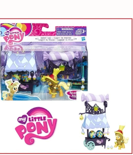  My Little Pony Friendship is Magic Collection Sweet Cart Toy With Applejack  - Image 1 of 1