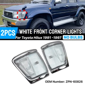 For Toyota Hilux 91-97 2x Front Corner Lights Repeater Indicator Parking Signal - Picture 1 of 5