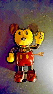 Mickey - Young Epoch- Retro - Wind-Up Tin Toy Disney -Tested - See Video - Picture 1 of 5