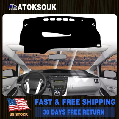 Sun-proof Dashboard Cover Mat for 2010-2015 Toyota PRIUS Interior Protection Pad - Image 1 of 4