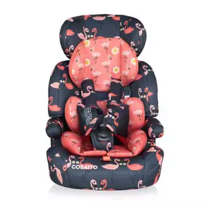Grupo de asiento de coche Cosatto Zoomi 1,2,3 adecuado a partir de 9 kg fácil instalación Flamingo - Imagen 1 de 4