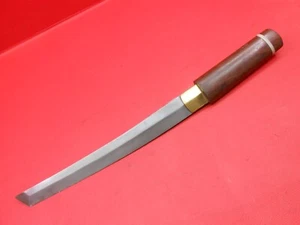 Custom Handmade Wootz Ingot Steel Japanese Knife Wakizashi Rose Wood Knife S547 - Picture 1 of 10