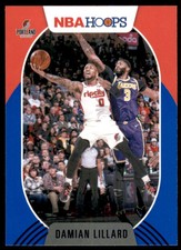 2020-21 Hoops Blue #101 Damian Lillard