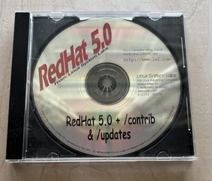 RedHat 5.0 + /contrib & /updates CD Only Linux System Labs - Picture 1 of 2