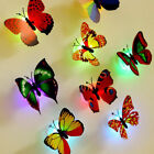 5Pcs Colorful Changing Butterfly LED Night Light Lamp Room Party Wall Decor