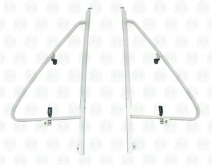 VW T25 Opening Quarter Light Frame Pair with S/S Glass Hinges C9022M - Picture 1 of 1