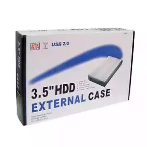 3.5 inch HDD External Case, Support IDE Hard drive(Silver) - Picture 1 of 5