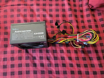 Apevia ATX-AS450W 450W ATX 12V Power Supply. - Image 1 of 3