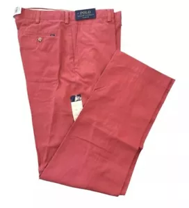Pantalones chinos Polo Ralph Lauren para hombre talla 32 x 32 Nantucket rojo calce clásico informales - Imagen 1 de 4