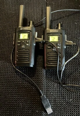 Cobra RX385 Two-Way Radios (Pair) Rugged and Water Resistant Walkie Talkies Up - Image 1 of 3