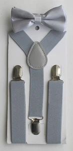 New Suspender and Bow Tie Sets for Boys Girls Kids Child Children -Ship from USA - Picture 1 of 61