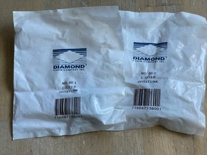 DIAMOND CHAIN CO 60-1 OFFSET CHAIN LINKS NEW LOT OF 2 - Picture 1 of 5