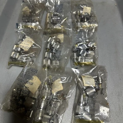 Qty 45 KINGS COAXIAL CONNECTORS KU 59-53 NEW OLD STOCK - Image 1 of 4