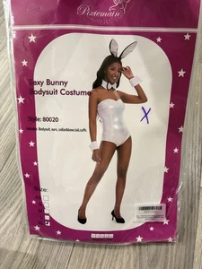 Playboy Women's 6PC Smoking Lounge Sexy Bunny Costume Adult XL - Picture 1 of 2