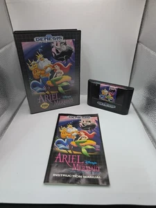 Arielle die kleine Meerjungfrau (Sega Genesis) Cartridge Box Handbuch komplett top - Bild 1 von 2