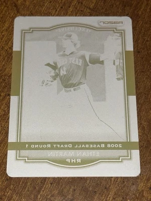 ETHAN MARTIN 2008 Razor Metal MAGENTA PRTINTING PLATE #1/1 DODGERS PHILLIES - Image 1 of 3