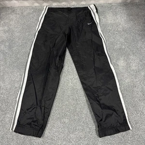 Vintage Red Check Nike Baggy Sweatpants Men's Size Medium Y2K Black B22 - Picture 1 of 10