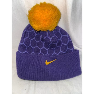 Niños Jóvenes Nike Kobe Bryant Panal Pom Gorro Púrpura Amarillo Mamba Foto 1 de 4
