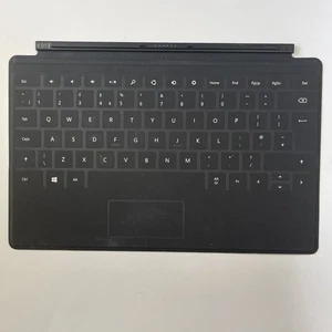 Microsoft Surface Type Cover Keyboard Folio/Case Black Magnetic P1E3 - Picture 1 of 2