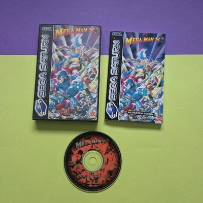 Mega Man X3 - Sega Saturn UK PAL (1997) -  with manual - Image 1 of 4