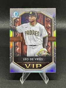 2025 Bowman Chrome Very Important Prospects #VIP14 Leo De Vries San Diego Padres - Picture 1 of 2