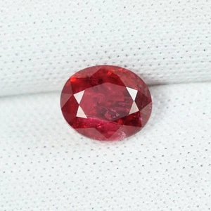 1.47 ct ULTRA RARE BEST CRIMSON RED  NATURAL SPINEL Oval MOGOK See Vdo  5214 YB - Picture 1 of 2