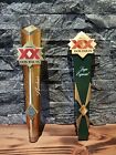 Lot of 2 Cerveza XX Beer Tap Handle -Dos Equis Lager Especial