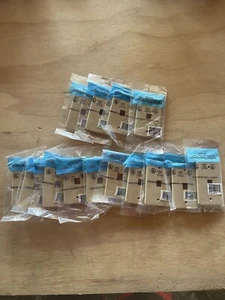 (15) ATP SINGLE PORT IVORY FACE PLATE #AT30-1-09 Price Is For All 15! - Photo 1/2